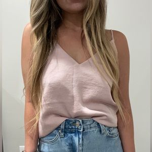 Express blush sleeveless top